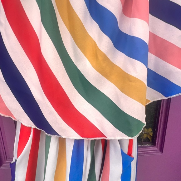 VICI COLLECTION carousel striped pocketed jumpsuit - Picture 8 of 14